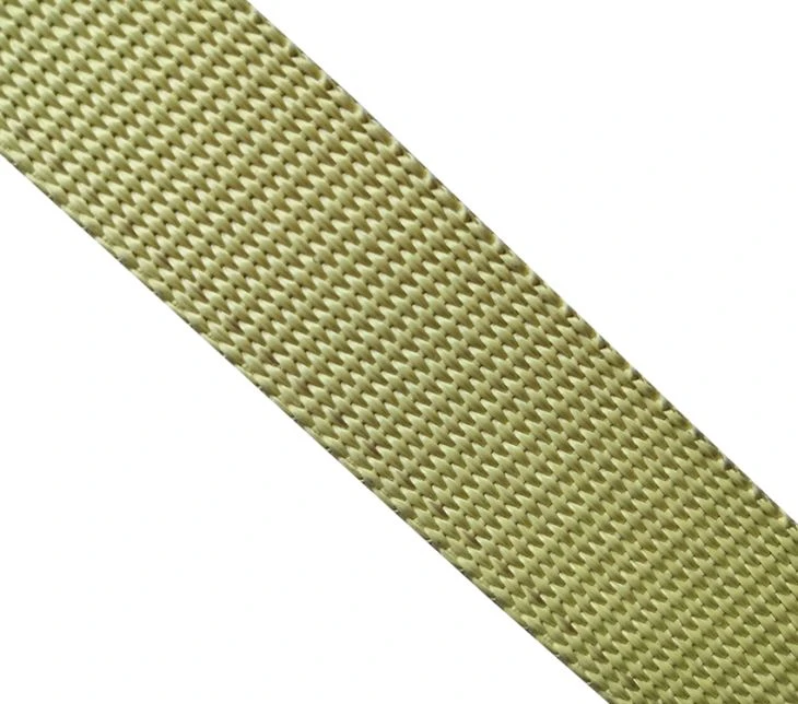 Sérsniðin Kevlar vefur og ólar 1 tommu náttúrulegur litur Aramid vefur